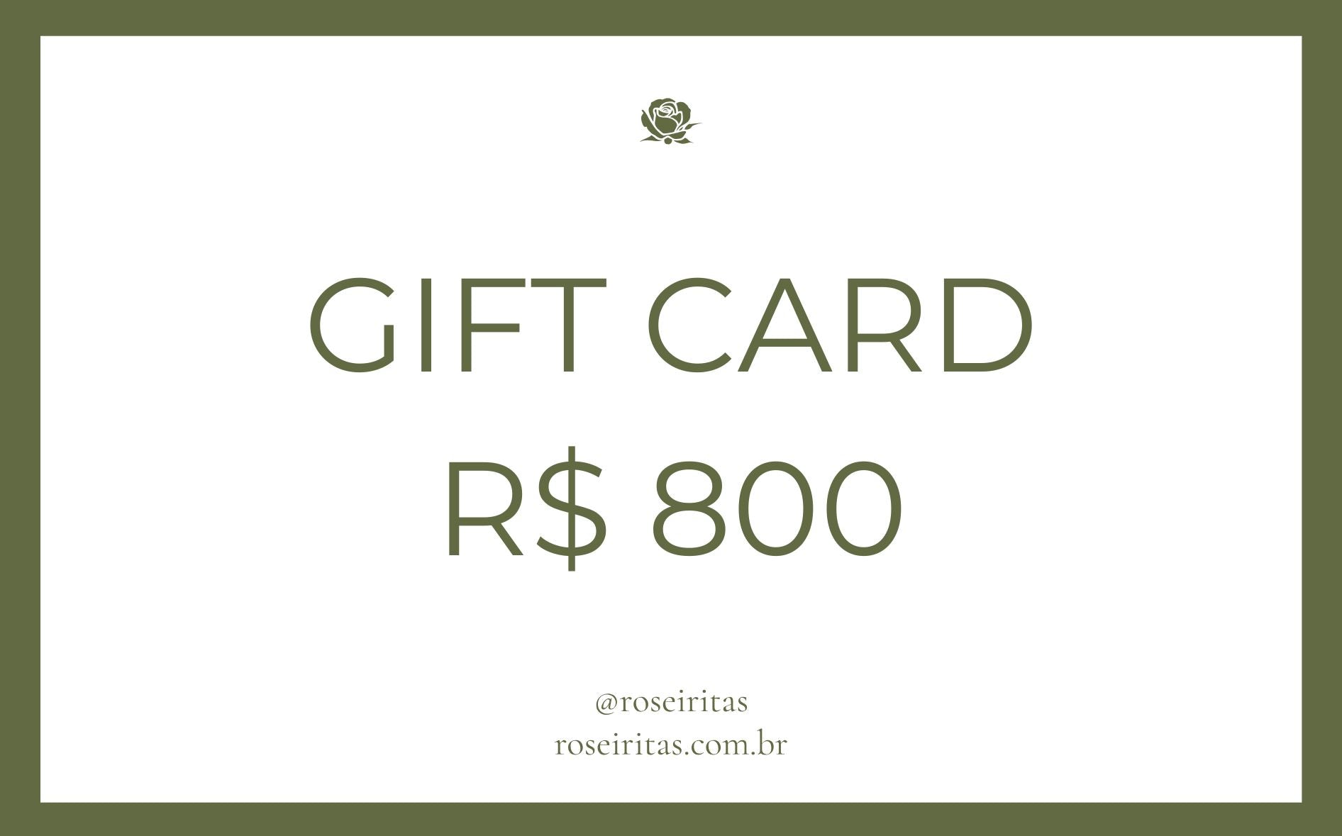 Gift Card 800